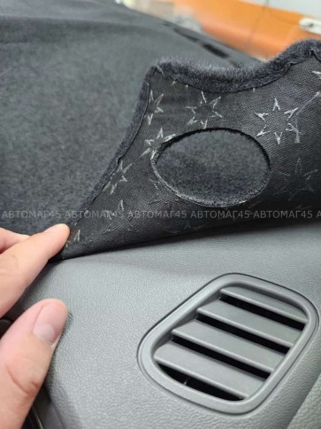 Накидка на панель Chevrolet Cobalt Шевроле Кобальт 2013-2022г / Ravon R4 Равон Р4 2016-2020г карпет  фото 4