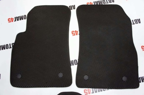EVA ЭВА  коврики в салон Chevrolet Cruze 2008-2015г черный рисунок ромб комплект 5шт    фото 4