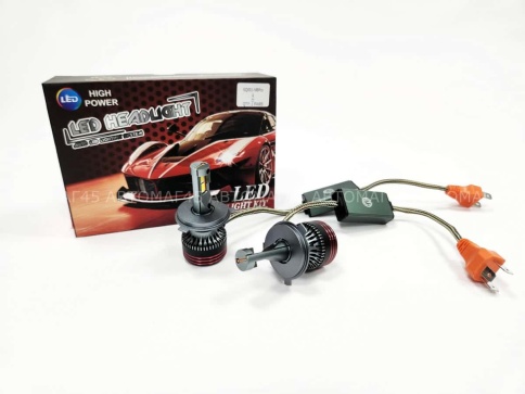 ZMB M8Pro лампы LED 2шт H4 12В 60W 5500K 4500Lm  с обманкой гарантия 3мес    фото 1