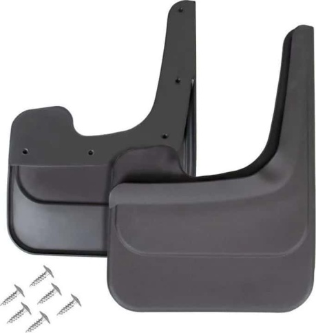 Kraft  брызговики универсальные для внедорожников черные 34х25см 2шт     фото 1