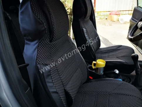 Авточехлы  Нива Шевроле Niva до 2014г жаккард черный    фото 9