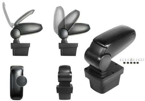 Подлокотник  Kia Rio 2017-2022г X-Line 2017-2022г Solaris 2017-2025г штатный вставной в подстаканик фото 4