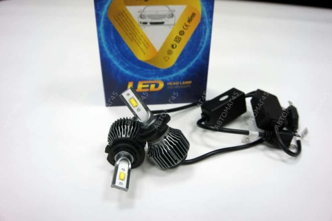 C8  чип СОВ LED 2шт H7 12В 20W 6000К 2400Lm гарантия 1мес    фото 1