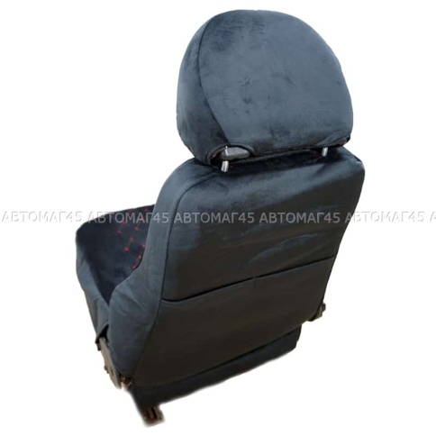 Авточехлы  ВАЗ 2109 2114 2115 Нива пятидверная до 2019г велюр черный ромб Барс   фото 2