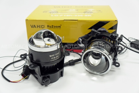 Ruzoom F18h-6k Фары п/туманные линза  Lada Vesta и иномарки LED 30/42W 2600/5900LM 2шт гарант 6 мес фото 2