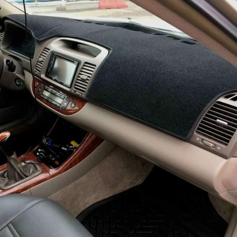 Накидка на панель Toyota Camry Тойота Камри V30 левый руль 2001-2006г карпет  фото 1