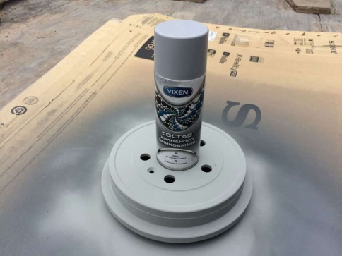 VIXEN Антикоррозийное покрытие Состав холодного цинкования 99% аэрозоль 520мл    фото 2