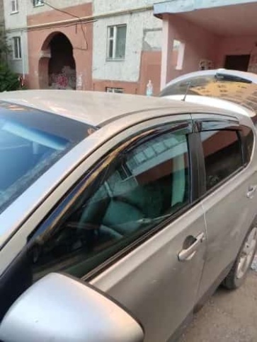 VAD  дефлекторы окон Nissan Qashqai Ниссан Кашкай 2006-2013г комплект 4шт    фото 2