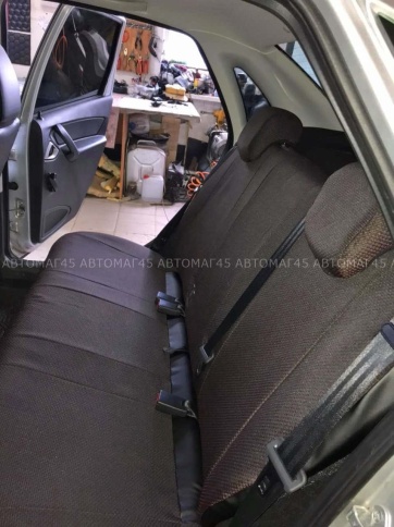 Авточехлы  Лада Granta Гранта  2/3 с 08.2018г жаккард красный    фото 8