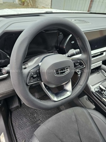 Maximal  оплетка руля экокожа гладкая черная скошенный руль размер 37-39см D-15BL-DBL  фото 1