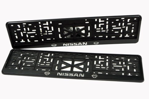 Рамка  номерного знака Nissan    фото 1
