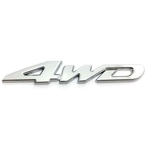 Шильдик 4WD металл 115*20мм 1шт SHK 029 фото 1