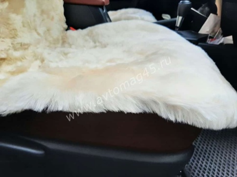 Рус Автотренд  Накидки короткий ворс мутон бежевый 140x55 2шт    фото 9