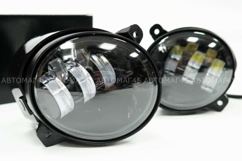 C2R Фары противотуманные 5 линз Лада Калина Гранта Ларгус LED 30W 5000LM 2шт гарантия 3 мес фото 2