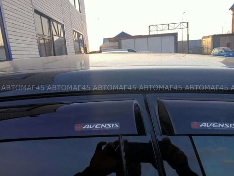 VAD  дефлекторы окон Toyota Avensis 2 Тойота Авенсис 2 седан 2003-2009г комплект 4шт    фото 4