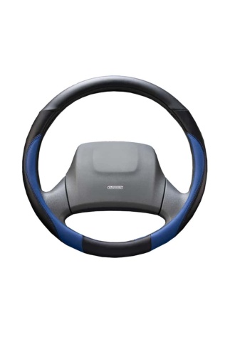 Skyway  оплетка руля кожа черно-синяя размер L Combo-6    фото 1