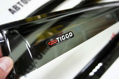VAD  Дефлекторы на окна Ветровики Chery Tiggo 8 Pro Max c 2022 по 2025г Чери Тигго 8 Pro 2021-2024г  фото 2