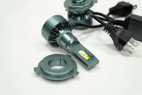 Ruzoom T2  светодиодные лампы LED 2шт H4 10-16В 45W 6000K 5000Lm гарантия 6мес    фото 4