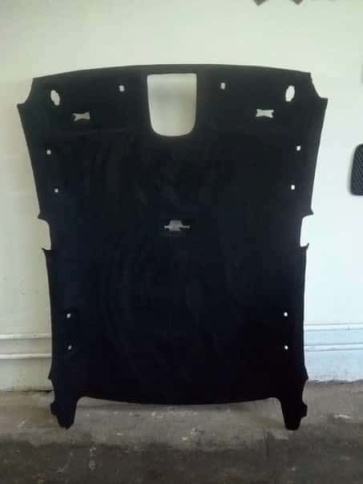 Алькантара  самоклеющаяся черная 1м х 1,5м Premium Dark Small Black фото 5