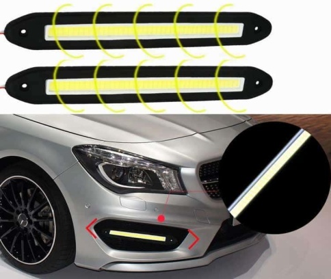 Дневные  ходовые гибкие 1 диод СОВ 9507  2шт    фото 2