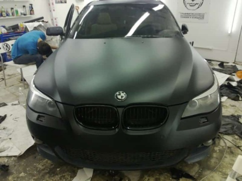 Scorpio  Автовинил черная матовая  1м х 1,5м    фото 3