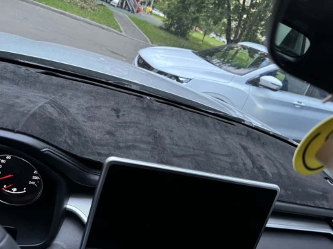 Накидка на панель Haval Хавал M6 c 2021г алькантара фото 2