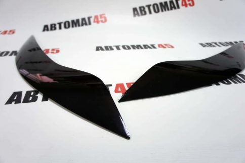 Реснички накладки на фары Ford Focus 3 Форд Фокус 3 2010-2015г до рестайлинг 2шт    фото 6