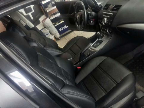 Экстрим  чехлы универсальные экокожа черный черный комплект    фото 3