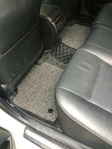 Ковры  5D экокожа Toyota Camry V40/V45 2006-2011г черный с бежевой ниткой+ворс компл Like АКЦИЯ! фото 4