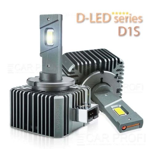Carprofi D-LED  лампы LED 2шт D1S 12В 50W 5500K 6000Lm гарантия 6мес    фото 1