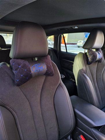 Подушка  под шею с лого Ford 2шт фото 4