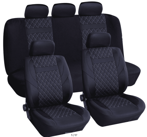Cover авточехлы универсальные черные комплект 1781-1  1742-1  фото 1
