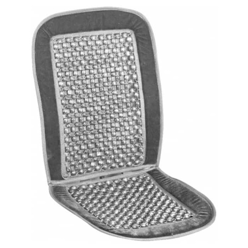 Skyway  накидка на сиденье шариковый массажер 91х44см серая    фото 2