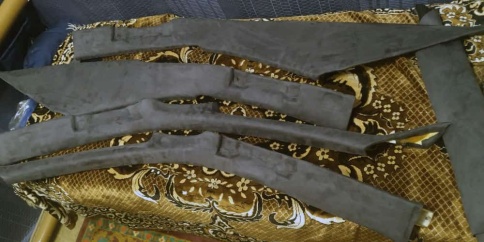 Алькантара  на поролоне темно-серая 1м х 1,5м АКЦИЯ фото 11