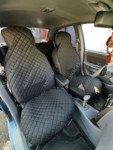 Накидки на сиденье универсальные жаккард черный 5шт    фото 1