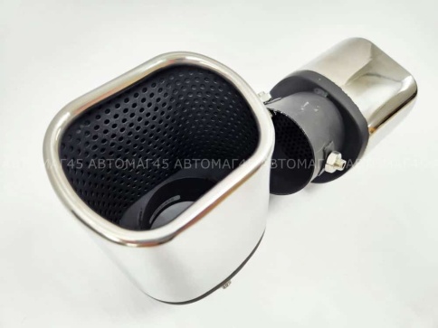 Насадка  на глушитель №438 сталь черная ZXQ-438 фото 4