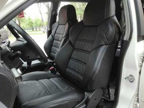 Драйв  чехлы универсальные экокожа черный черный комплект    фото 2