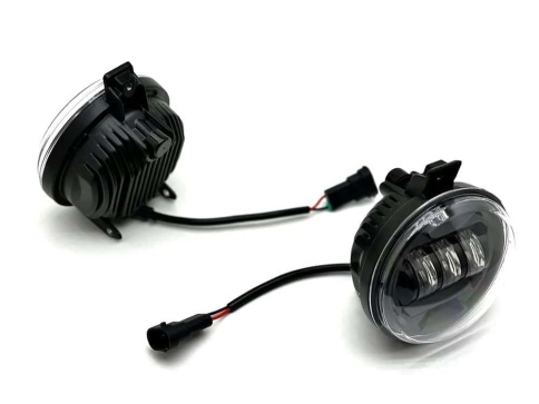 SALMAN  Фары п/туманные 3 линзы Chevrolet Cruze Шевроле Круз LED 50W 2шт гарантия 6мес  фото 4