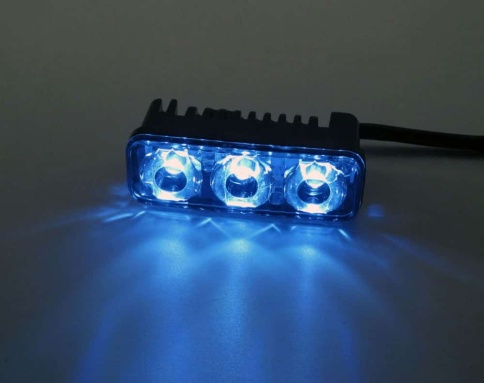 Вымпел  дневные ходовые огни 3 диода DRL-HT3-18W 2шт гарантия 6мес    фото 6