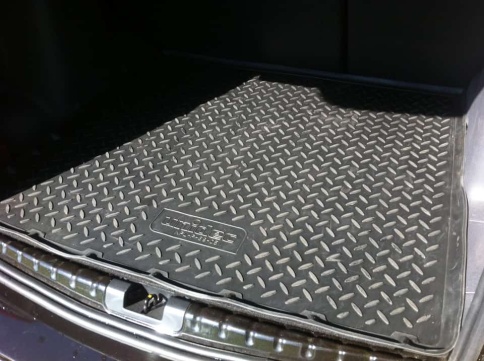NorPlast коврик в багажник полиуретан Renault Duster Дастер 4WD с 2010 с 2021г Terrano 4WD с 16г фото 2