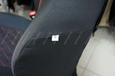 Авточехлы  Kia Rio Киа Рио 2011-2017г Hyundai Solaris 2011-2017г жаккард ромб Барс   фото 2