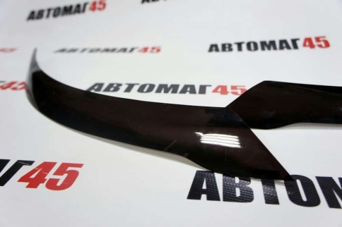 Реснички накладки на фары Kia Rio Киа Рио 2015-2017г рестайлинг 2шт    фото 3