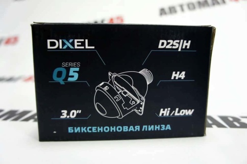 Dixel  Би-ксеноновая линза Q5 H4-D2S D4S 3.0 дюйма 1шт   фото 4