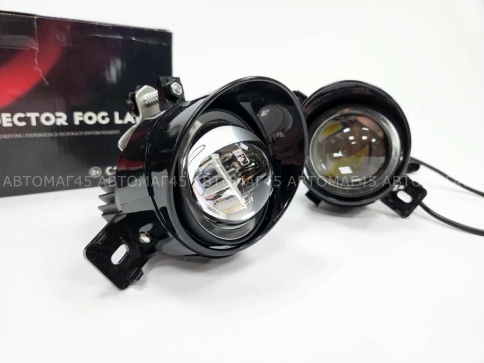 ZMB Фары противотуманные 1 линза  Nissan LED 50W 6000LM 2шт гарантия 6 мес фото 7