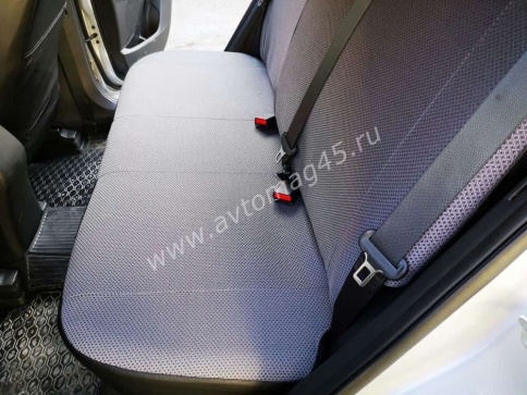 Авточехлы  Hyundai Creta 1 Хендай Крета 1 2015-2021г жаккард черно-серый Ижевск   фото 2