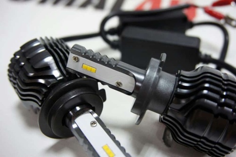 EVO Q5 чип CSP LED 2шт H7 12В 20W 4300К 3000Lm с обманкой гарантия 5мес    фото 2