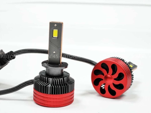 DMT-S30 лампы LED 2шт H1 12В 75W 6000K 6000Lm  с обманкой гарантия 6мес    фото 4