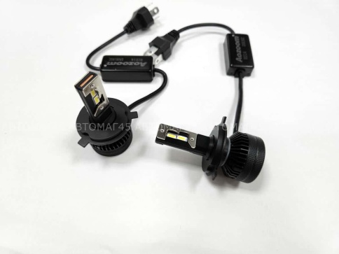 AOZOOM лампы LED 2шт H4 24В 55W 5500K 6000Lm  с обманкой гарантия 6мес    фото 3