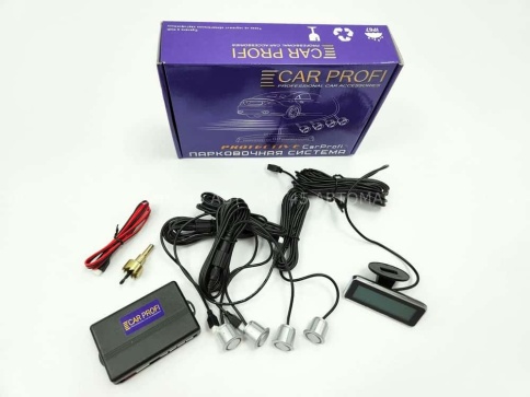Carprofi  Парктроник 02-4S 4 датчика D 19мм серебро фото 3