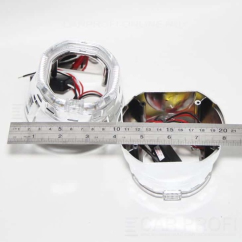 Carprofi  маска для билинзы 2.5"LED CREE SQUARE    фото 6